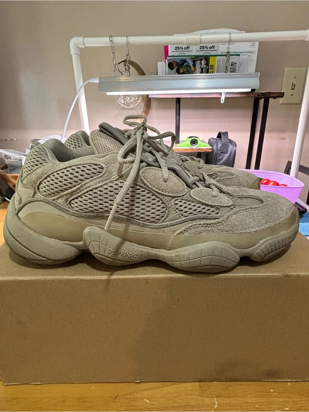 ADIDAS X YEEZY 500 LOW SNEAKERS MENS